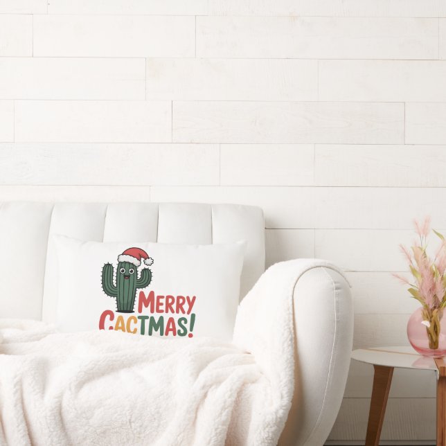 Frohe Kaktmas Lendenkissen (Liege)