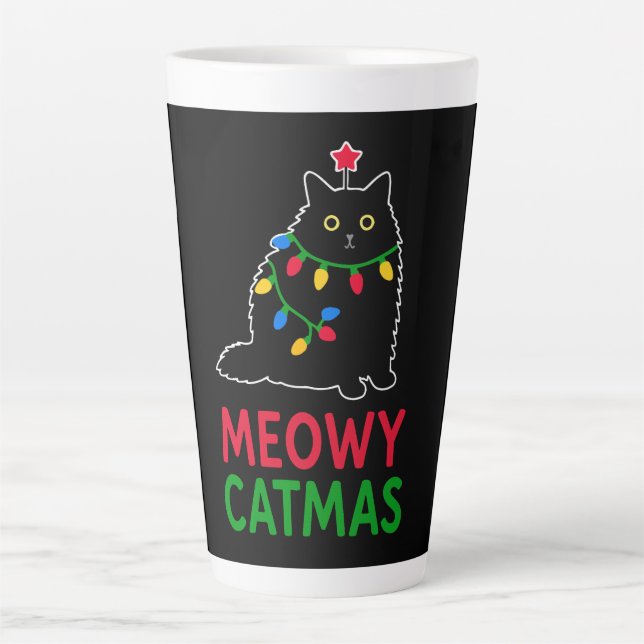 Frohe Katmas Milchtasse (Vorderseite)