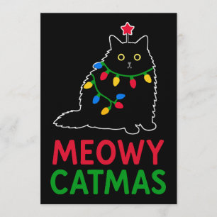 Frohe Katzenweihnacht Einladung