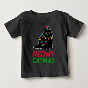Frohe Katzenweihnachten Baby T-shirt