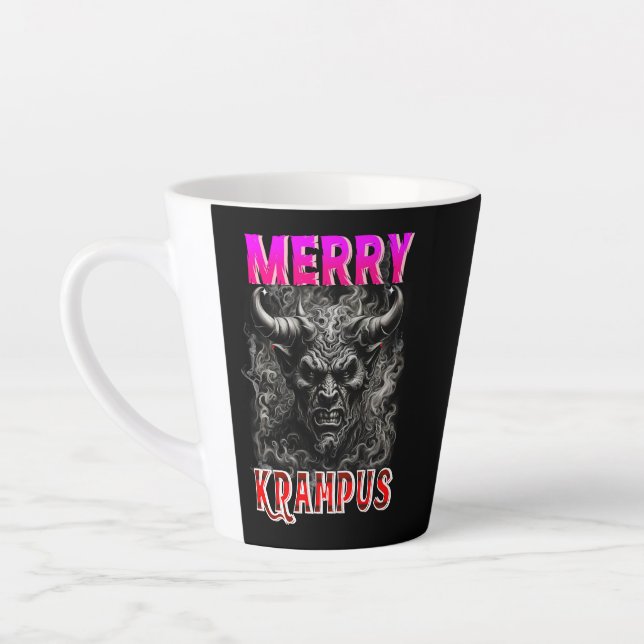 Frohe Krampus Milchtasse (Links)