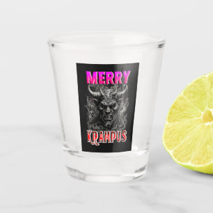 Frohe Krampus Schnapsglas