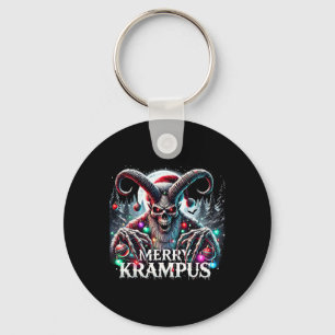Frohe Krampus Weihnachten Krampus Kommt In Die Sta Schlüsselanhänger