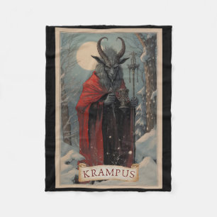 Frohe Krampus Weihnachten Xmas Horror Hässlicher P Fleecedecke