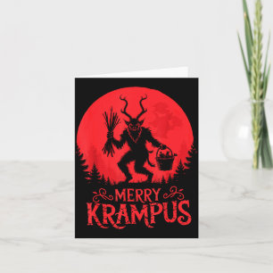 Frohe Krampus Weihnachten Xmas Horror Hässlicher P Karte