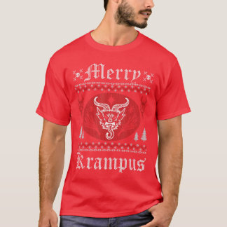 Frohe Krampus Weihnachten Xmas Horror Hässlicher S T-Shirt