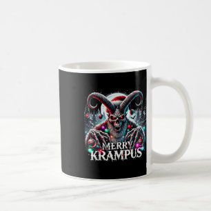 Frohe Krampus Weihnachtskrampus kommt in die Stadt Kaffeetasse