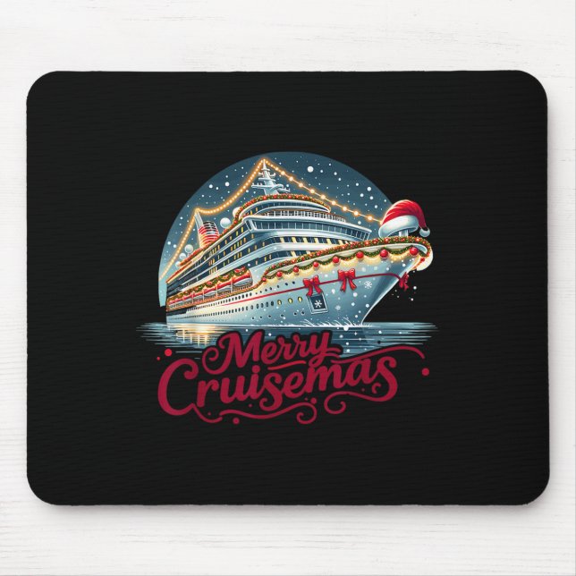 Frohe Kreuzemas - Kreuz Mas  Mousepad (Vorne)