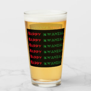 Frohe Kwanzaa-Grüße 2 Glas
