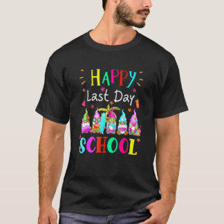 Frohe Letzter Schultag Lehrer Schüler Abschluss T-Shirt
