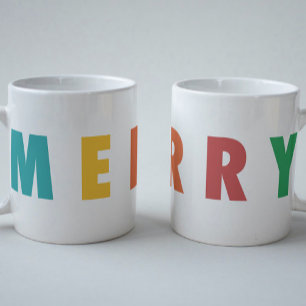 FROHE LIEBE FREUDE FARBENFROHE WEIHNACHTEN KAFFEETASSE