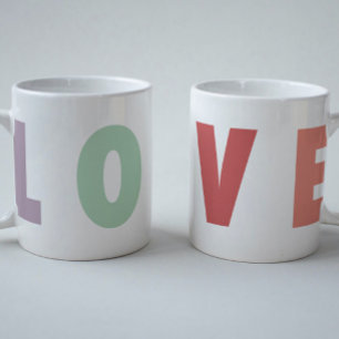 FROHE LIEBE FREUDE   FARBENFROHE WEIHNACHTEN KAFFEETASSE