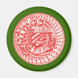 Frohe Magnete für Weihnachtsbälle