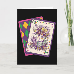 Frohe Mardi Gras Tarotkarte Louisiana Mardi Gras F Karte