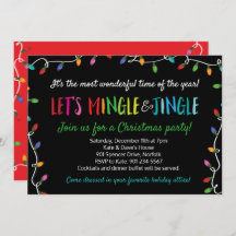 Frohe Mingle und Jingle Christmas Lights Party