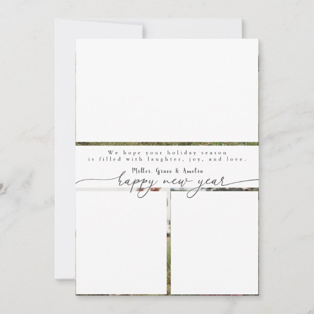 Frohe moderne Kalligraphie Weihnachten 3 (Vorderseite)