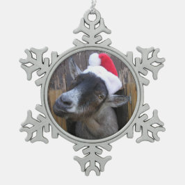 "Frohe Murphy Weihnachten!" Schneeflocken Zinn-Ornament