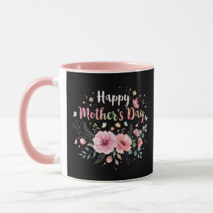 Frohe Muttertag 2026 Süße Blumen für Frauen Mama Tasse
