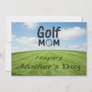Frohe Muttertag auf dem Golfplatz