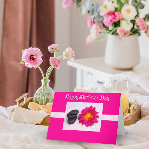 Frohe Muttertag Dahlia und Zen Rocks Karten