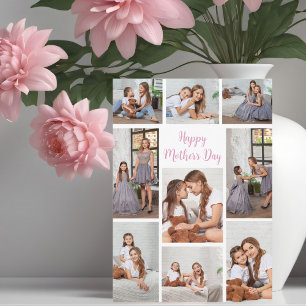 Frohe Muttertag-Fotocollage von der Tochter Karte