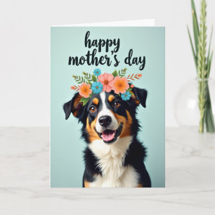 Frohe Muttertag Karte für Hunde-Frau