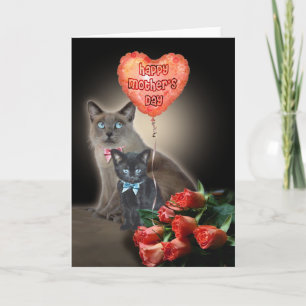 Frohe Muttertag Katzen  Karte