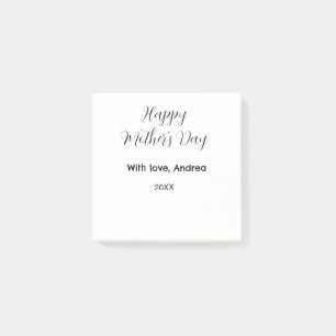 Frohe Muttertag name datum jahr mit liebe einfach Post-it Klebezettel