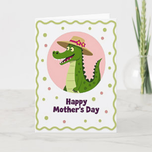 Frohe Muttertag-Reptilienkarte Karte