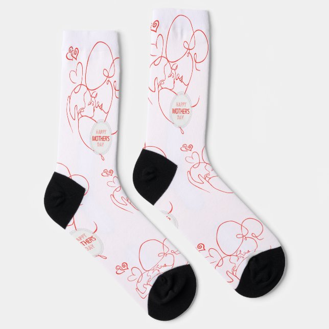 Frohe Muttertag  Socken (Rechts)