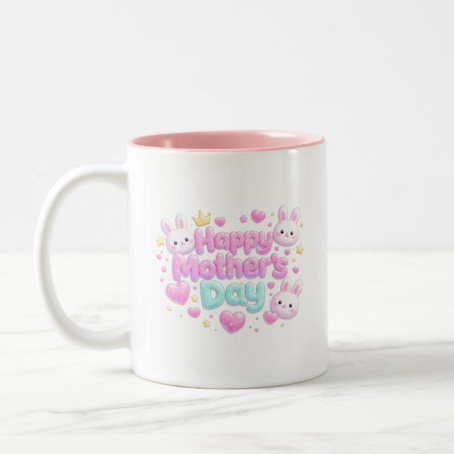 Frohe Muttertage - Bubble Bunny Tasse (Links)