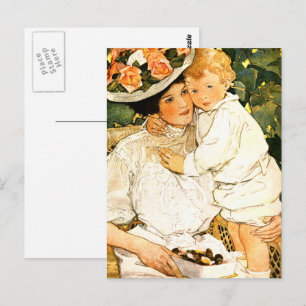 Frohe Muttertage. Vintage-Kunstpostkarten Postkarte