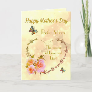 Frohe Muttertags Reiki-Mutter-Design Karte