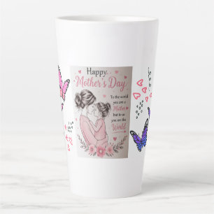 Frohe Muttertags-Schmetterling-Tasse Milchtasse
