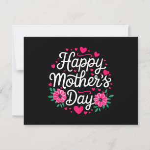 Frohe Muttertags-Shirt Frauen Mama Oma Mütter Einladung