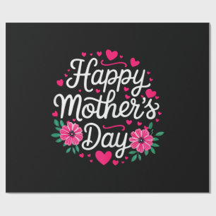 Frohe Muttertags-Shirt Frauen Mama Oma Mütter Geschenkpapier