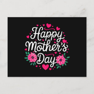 Frohe Muttertags-Shirt Frauen Mama Oma Mütter Postkarte