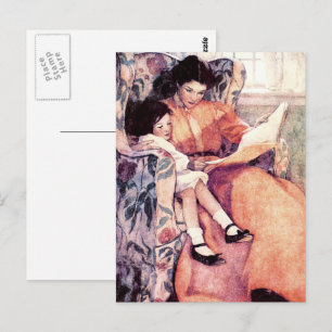 Frohe Muttertags Vintage-Kunstpostkarten Postkarte