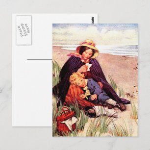 Frohe Muttertags Vintage-Kunstpostkarten Postkarte