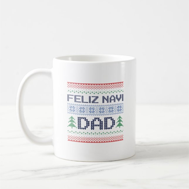 Frohe Navi Dad Kaffeetasse (Links)