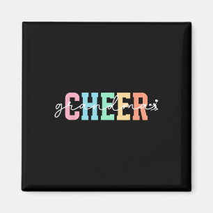 Frohe Oma Boho-Oma eines Cheerleaders Großmutter Magnet