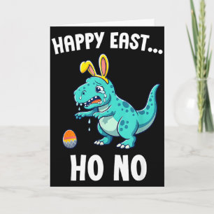 Frohe Ost... oh nein lustige T-Rex Dinosaurier Jun Karte