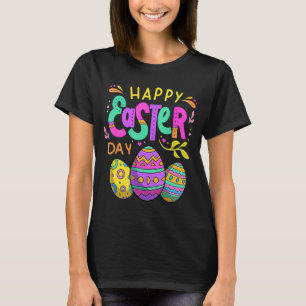 Frohe Osterfeier mit Eiern Ostern T-Shirt