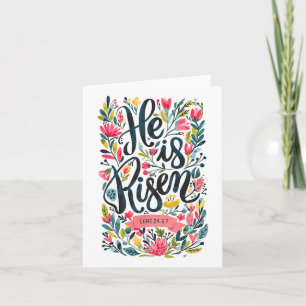 Frohe Ostergeschenk für Männer Frauen Er ist zu Os Karte