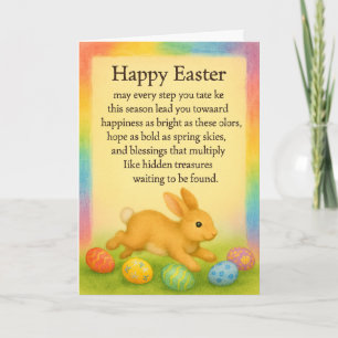 Frohe Ostergrußkarte Karte