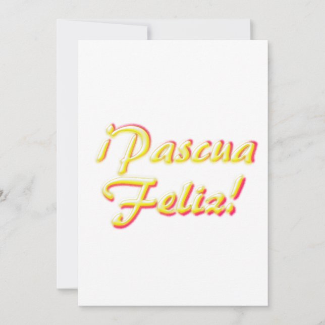 Frohe Osterkarte Einladung (Vorderseite)