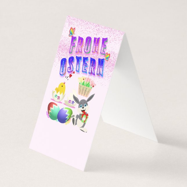 Frohe Ostern (Vorderseite)