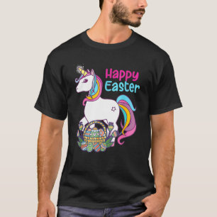 Frohe Ostern 2022 Einhorn Bunny Girls Kinder Oster T-Shirt