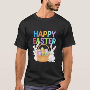 Frohe Ostern 2025  Eier Hase Süßer Hase T-Shirt