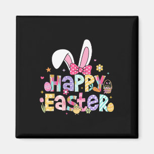 Frohe Ostern 2025 Süßer Hase Osterhase Ostertag Fr Magnet